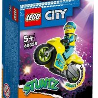 Конструктор LEGO City - Stuntz, Кибер каскадьорски мотоциклет (60358), снимка 1 - Конструктори - 45604977