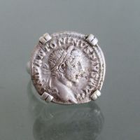 Брошка и пръстен с антични монети сребро, снимка 6 - Пръстени - 46117828