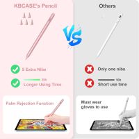 KBCASE стилус писалка за Apple iPad 2018-2023 с чувствителност към накланяне, 5 накрайника, снимка 4 - Друга електроника - 45418803
