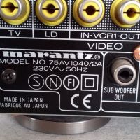 MARANTZ 75AV1040/2A, снимка 3 - Ресийвъри, усилватели, смесителни пултове - 46005311