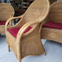 Комплект от 6 ратанови кресла , снимка 4 - Градински мебели, декорация  - 45455246