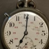 Стар сребърен джобен часовник Longines, снимка 4 - Други ценни предмети - 45508775