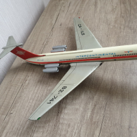 Стара соц. ламаринена играчка съветски самолет ИЛ - 62, снимка 4 - Колекции - 44972131