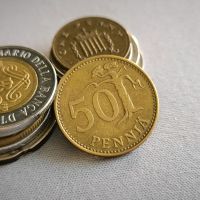 Монета - Финландия - 50 пения | 1977г., снимка 1 - Нумизматика и бонистика - 45680454