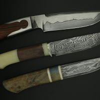 Ръчно изработени ножове - неръждаеми ламинати, дамаска стомана., снимка 2 - Ножове - 42389629