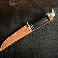 Античен ловен нож (Rehwappen Solingen 70-80 г.) в напълно ново състояние. (Rehw211), снимка 3 - Ножове - 45324701