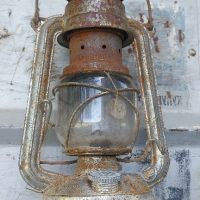 Стар немски фенер , снимка 2 - Антикварни и старинни предмети - 45195479