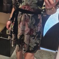 Zara Devore кадифена рокличка s, снимка 7 - Рокли - 45225838