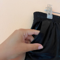 Kate Kasin Къси черни панталонки с ластик и джобове L размер 🖤, снимка 3 - Къси панталони и бермуди - 44993818