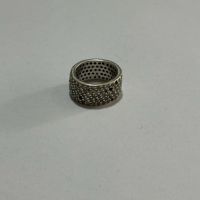 Дамски сребърен пръстен с камъни, снимка 3 - Пръстени - 45570317
