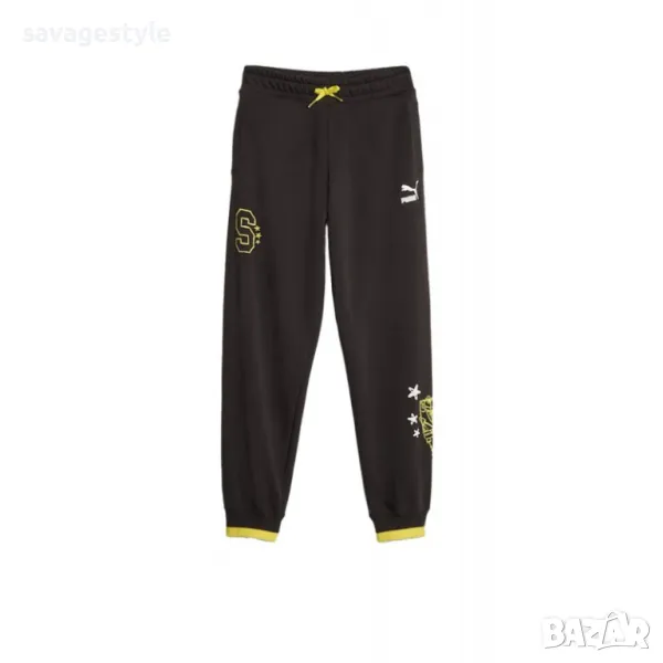 Детско спортно долнище PUMA x Spongebob Squarepants Pants Black, снимка 1