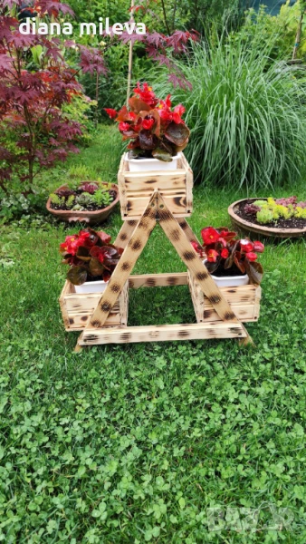 Дървен цветарник!, снимка 1