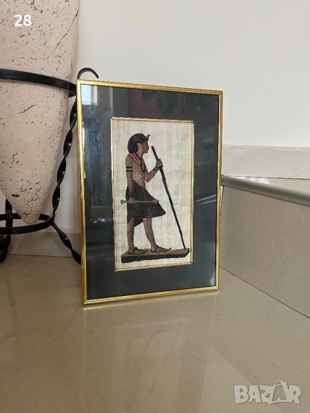 Картина от Египет на папирус платно, снимка 1