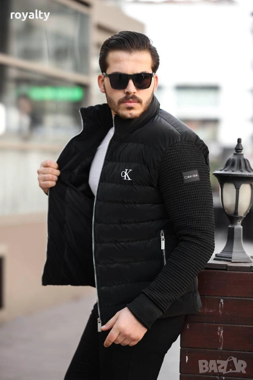 Calvin Klein Черно Зимно Мъжко Яке , снимка 1