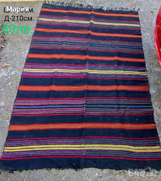 старинни черги и килими, много добре запазени от времето., снимка 1