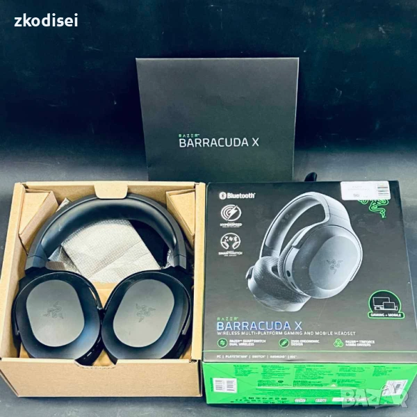 Bluetooth слушалки RAZER BARRACUDA X, снимка 1