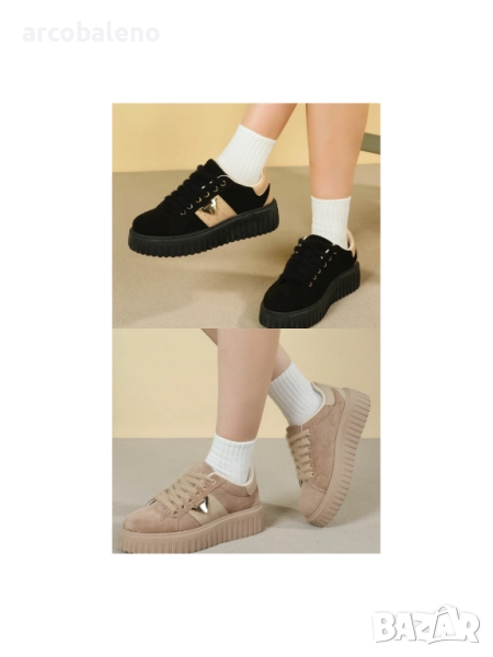 Дамски ниски маратонки, 2цвята , снимка 1