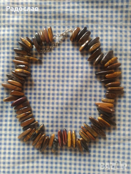 колие с тигрово око , снимка 1