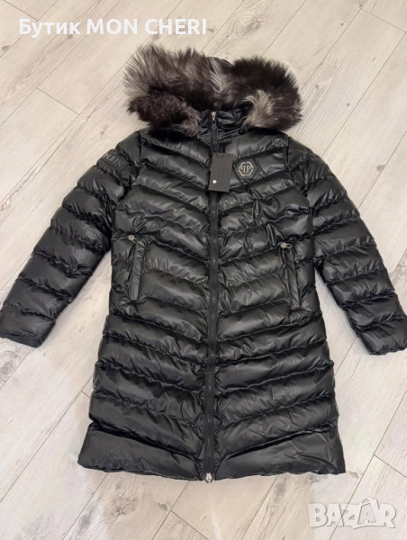 Дамско зимно яке дълго Philipp Plein , снимка 1