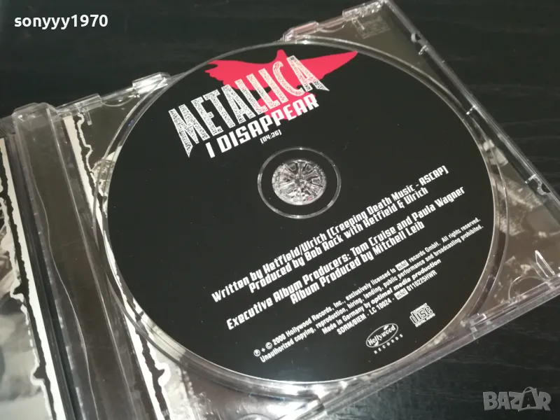 METTALLICA I DISAPPEAR CD /04:26/ MADE IN GERMANY 0611241734, снимка 1