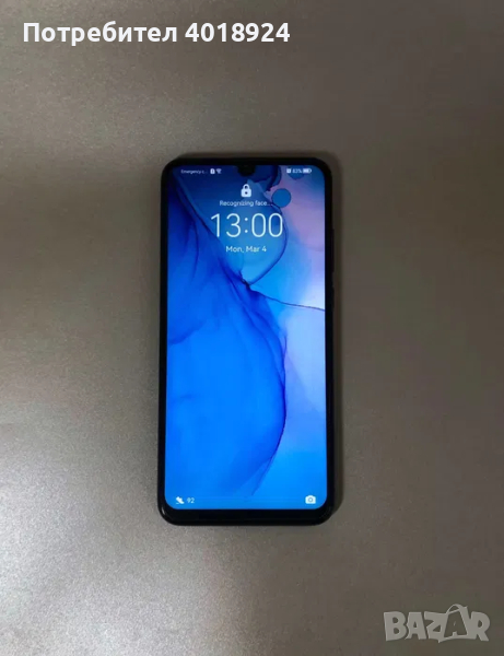 Huawei P Smart (2019), Dual SIM, 64GB, 4G, Midnight Black, снимка 1