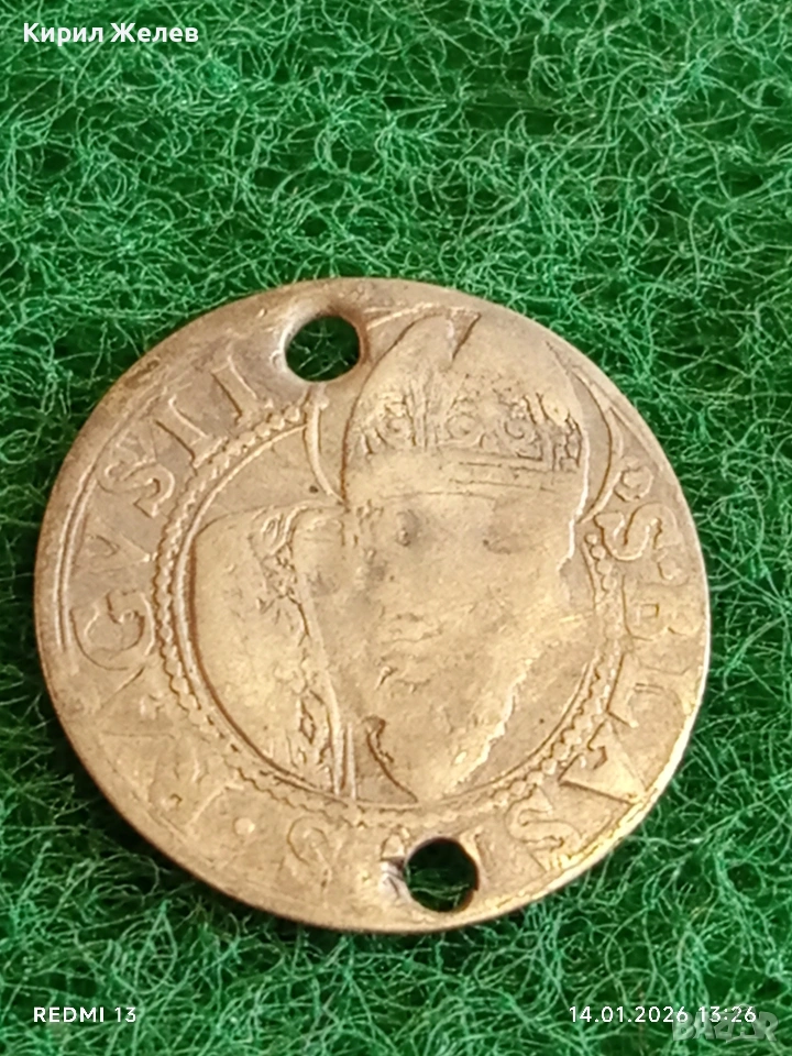 Сребърна монета 3 гроша 1627г. Рагуза за КОЛЕКЦИЯ 52912, снимка 1