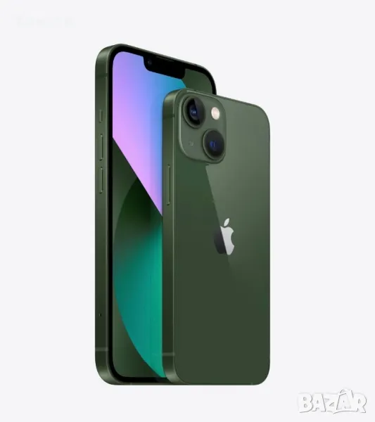 НОВ!!! Apple iPhone 13, 128GB, 4GB RAM, 5G, Green, снимка 1