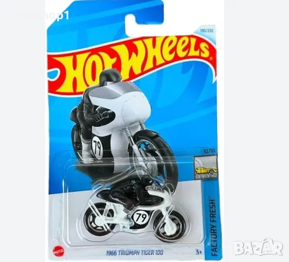 Hot Wheels - 1966 Triumph Tiger 100, снимка 1