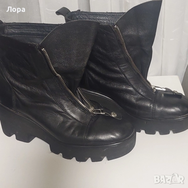 Дамски боти естествена кожа , снимка 1
