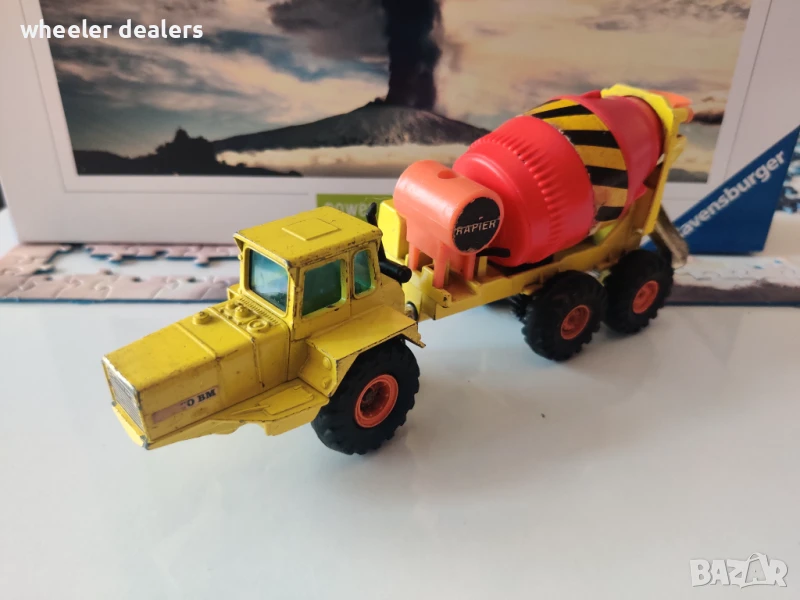 Метална количка Corgi Volvo BM 860 TC Rapier Concrete Mixer, снимка 1