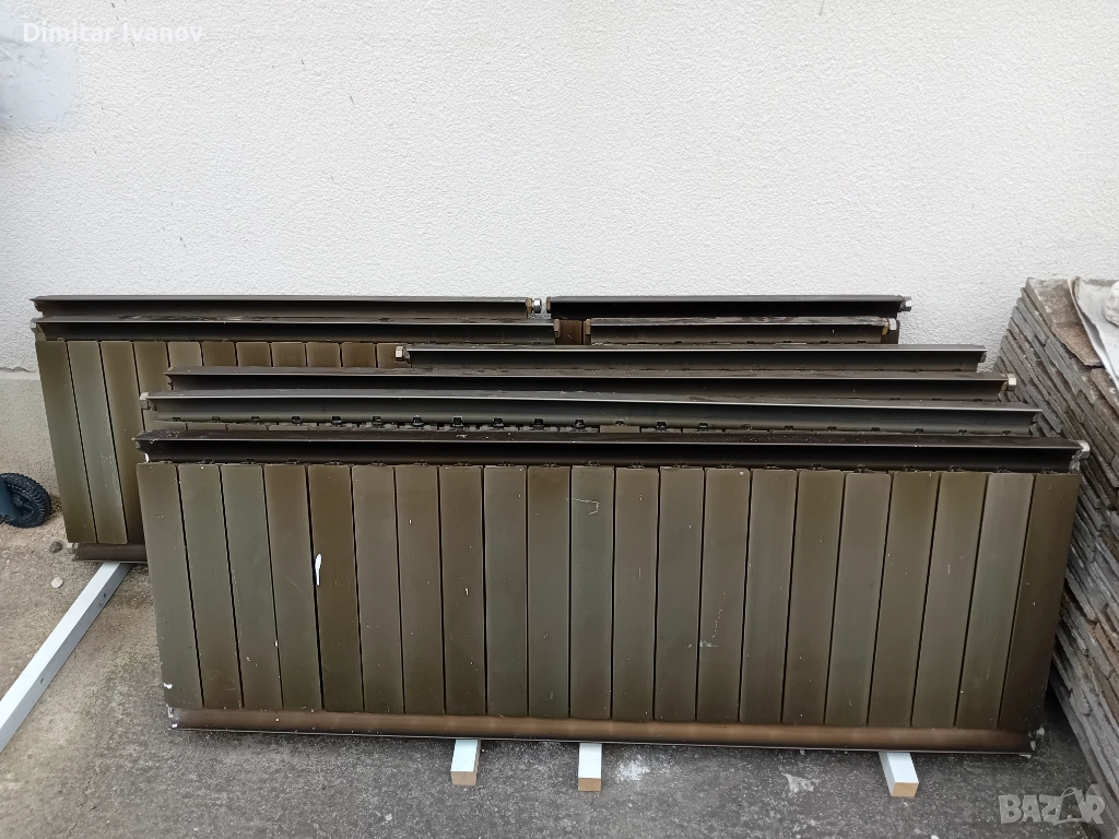 Алуминиеви радиатори за парно, използвани, различни размери, снимка 1