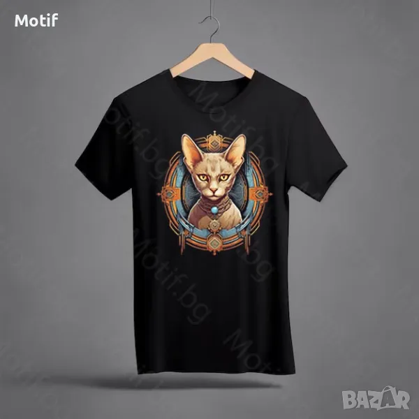 Тениска с цветна щампа Абисинска котка / Abyssinian Cat T-shirt, снимка 1