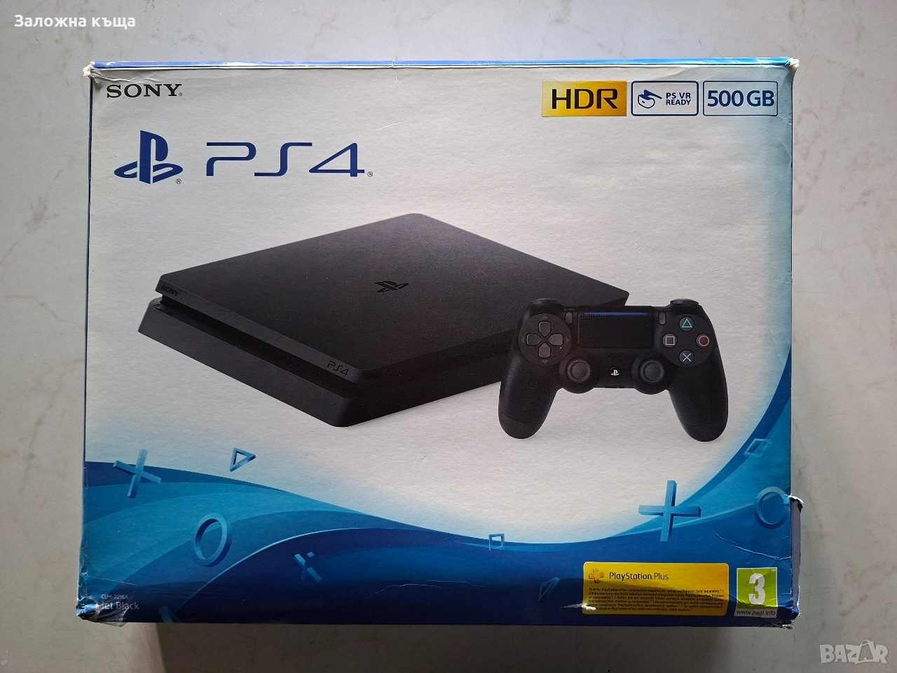 Конзола "SONY" PlayStation 4 Slim (500GB), снимка 1