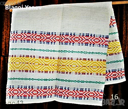 Автентични битови селски кърпи-16броя., снимка 1