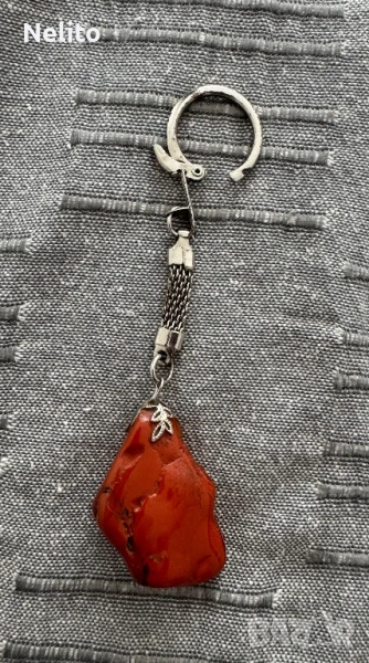 Ключодържател с червен яспис, снимка 1