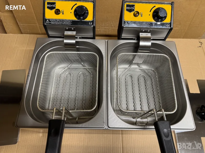 Професионален Електрически фритюрник 5+5 литра / Произход-ТУРЦИЯ, снимка 1