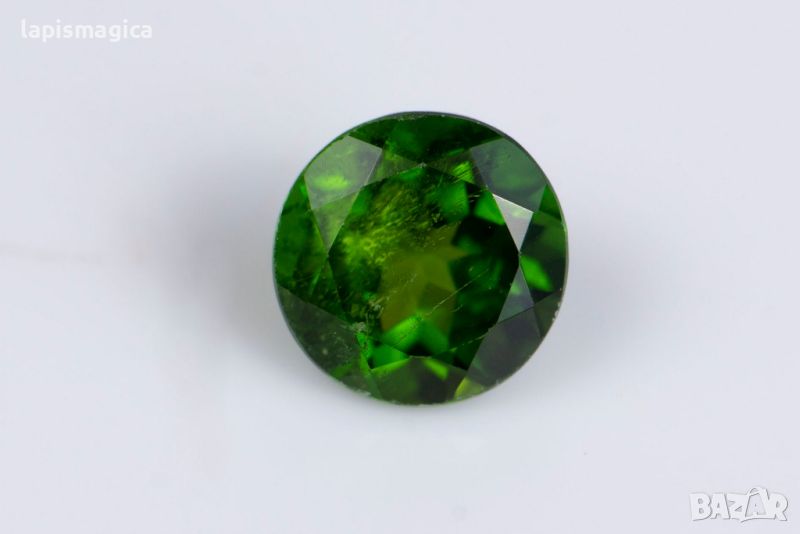 Хромдиопсид 0.63ct 5.1mm кръгла шлифовка #2, снимка 1