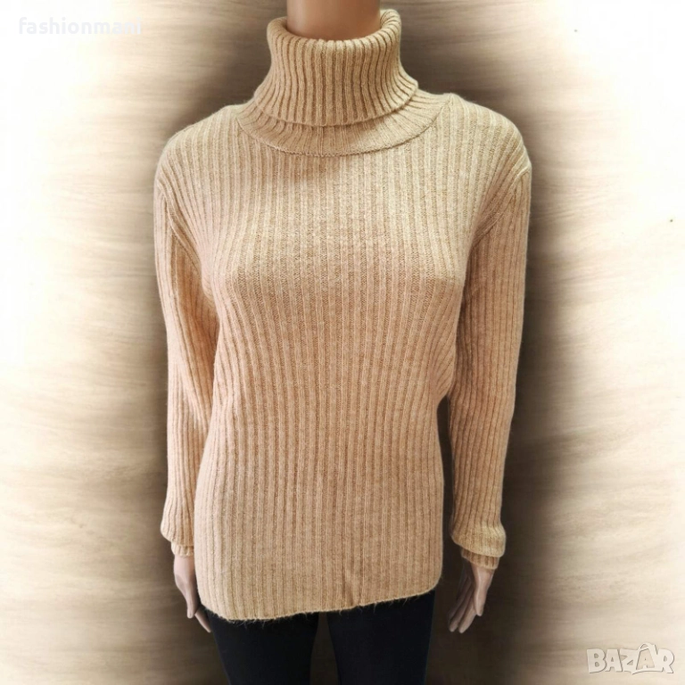 ДАМСКИ ПУЛОВЕРИ С ПОЛО ЯКА  4 цвята - код 1266, снимка 1