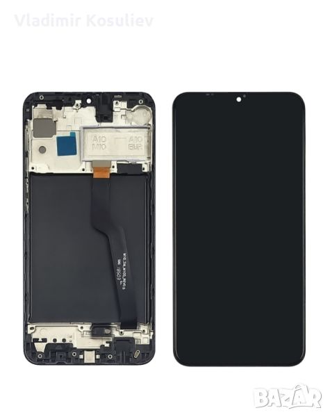 Samsung a10 дисплей с рамка , снимка 1