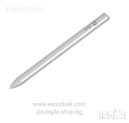 Стилус Logitech Crayon Digital Pencil за iPad с USB-C, цвят: сребрист, снимка 1