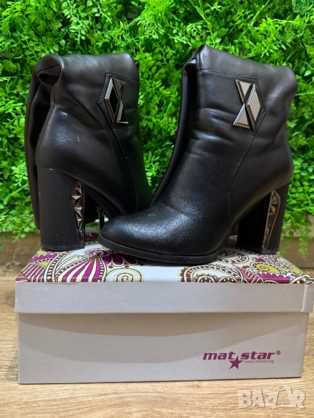 Дамски кожени ботуши , снимка 1