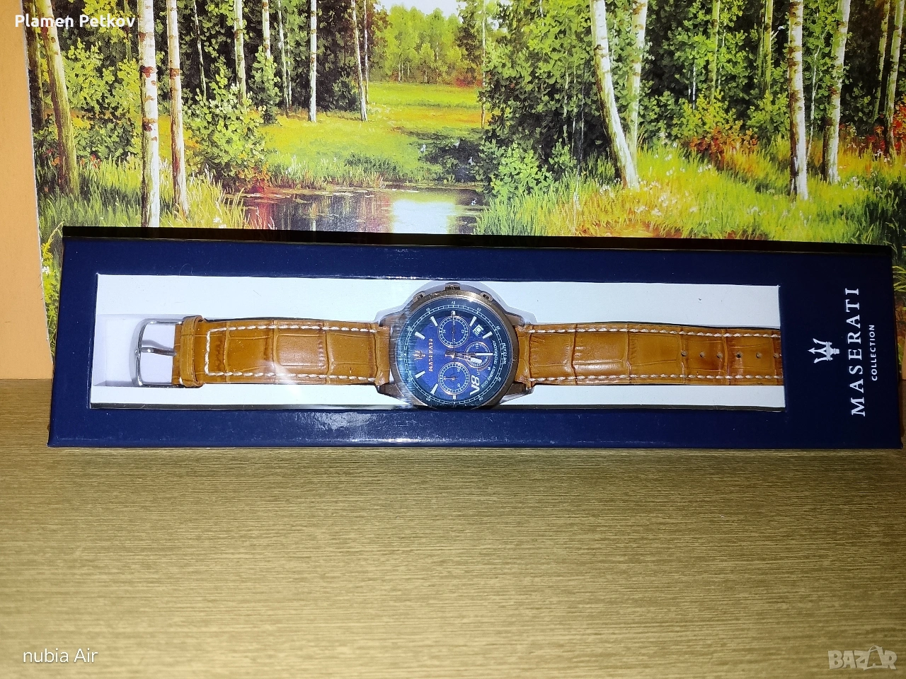 Maserati часовник нов, снимка 1