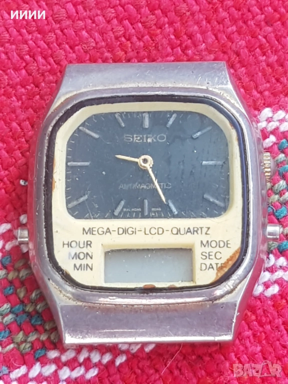 Комбиниран мъжки часовник SEIKO , снимка 1