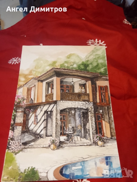 Красив акварел , снимка 1