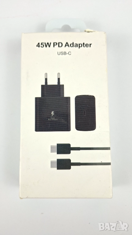 Ново Зарядно Super Fast Charging 45W + кабел tape-C, снимка 1