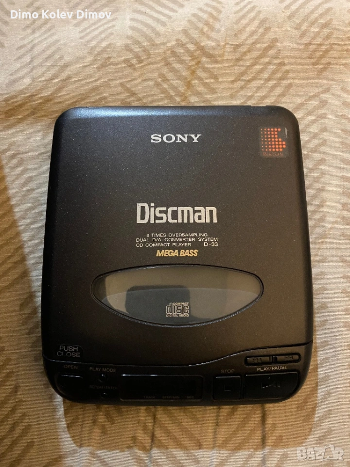 SONY Discman D33. Метално Шаси!, снимка 1