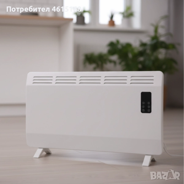 Конвектор Voltz OV51974D – 2400W, Wi-Fi управление, LED дисплей и таймер, снимка 1