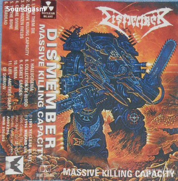 Търся Dismember - Massive Killing Capacity  касета - Wizard, снимка 1