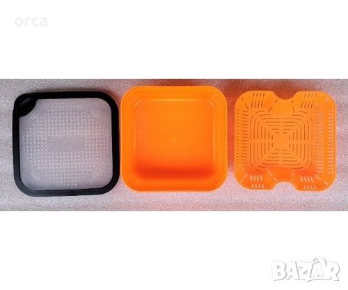 Комплект кутия и сито за пелети - OKINWA PELLETS, снимка 1