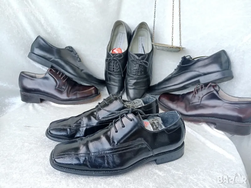 Мъжки обувки STACY ADAMS original, N- 42 - 43, 100% естествена кожа, снимка 1